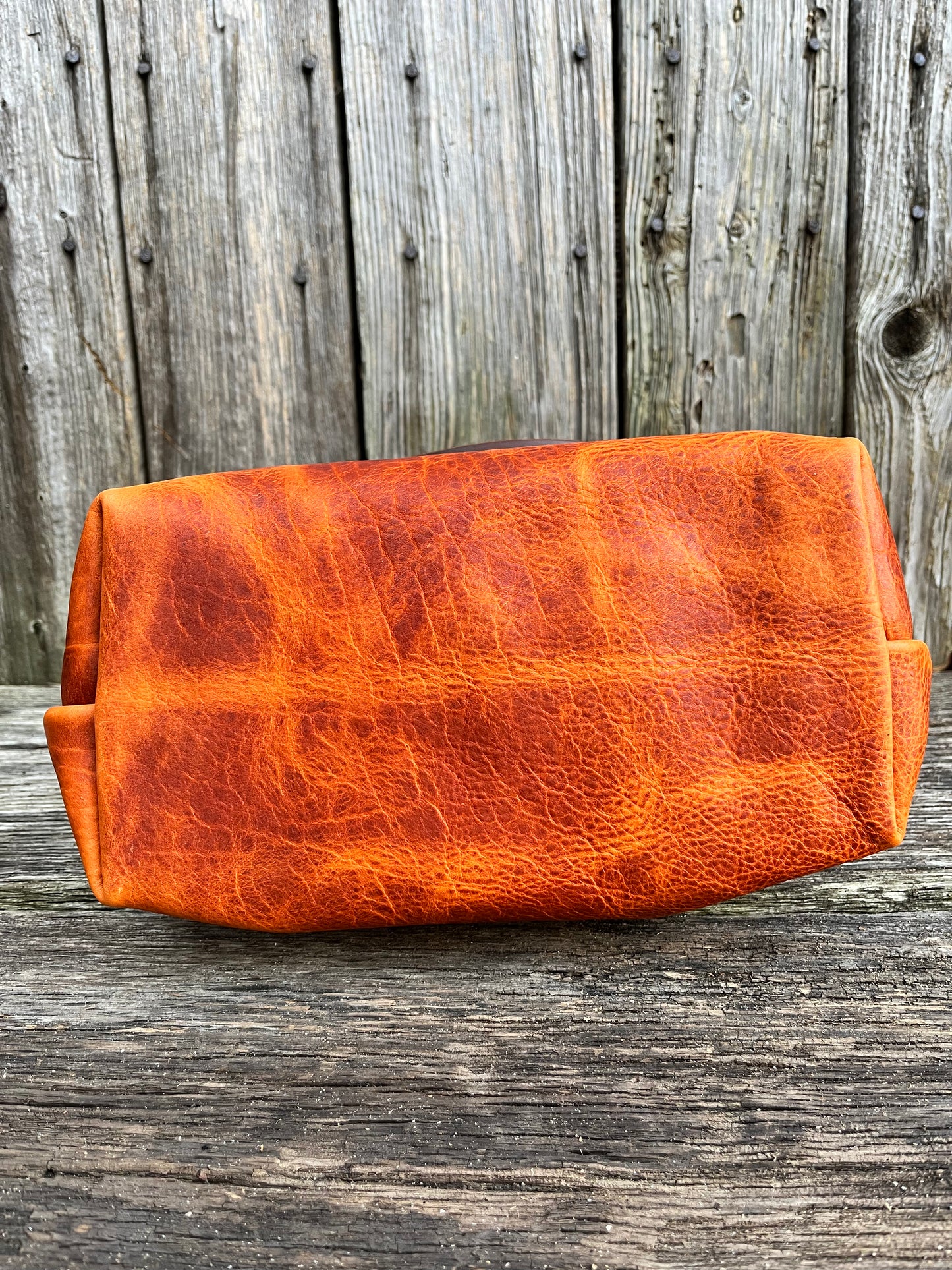 Carrie Hobo in Butternut Bison with Standard Leather Strap