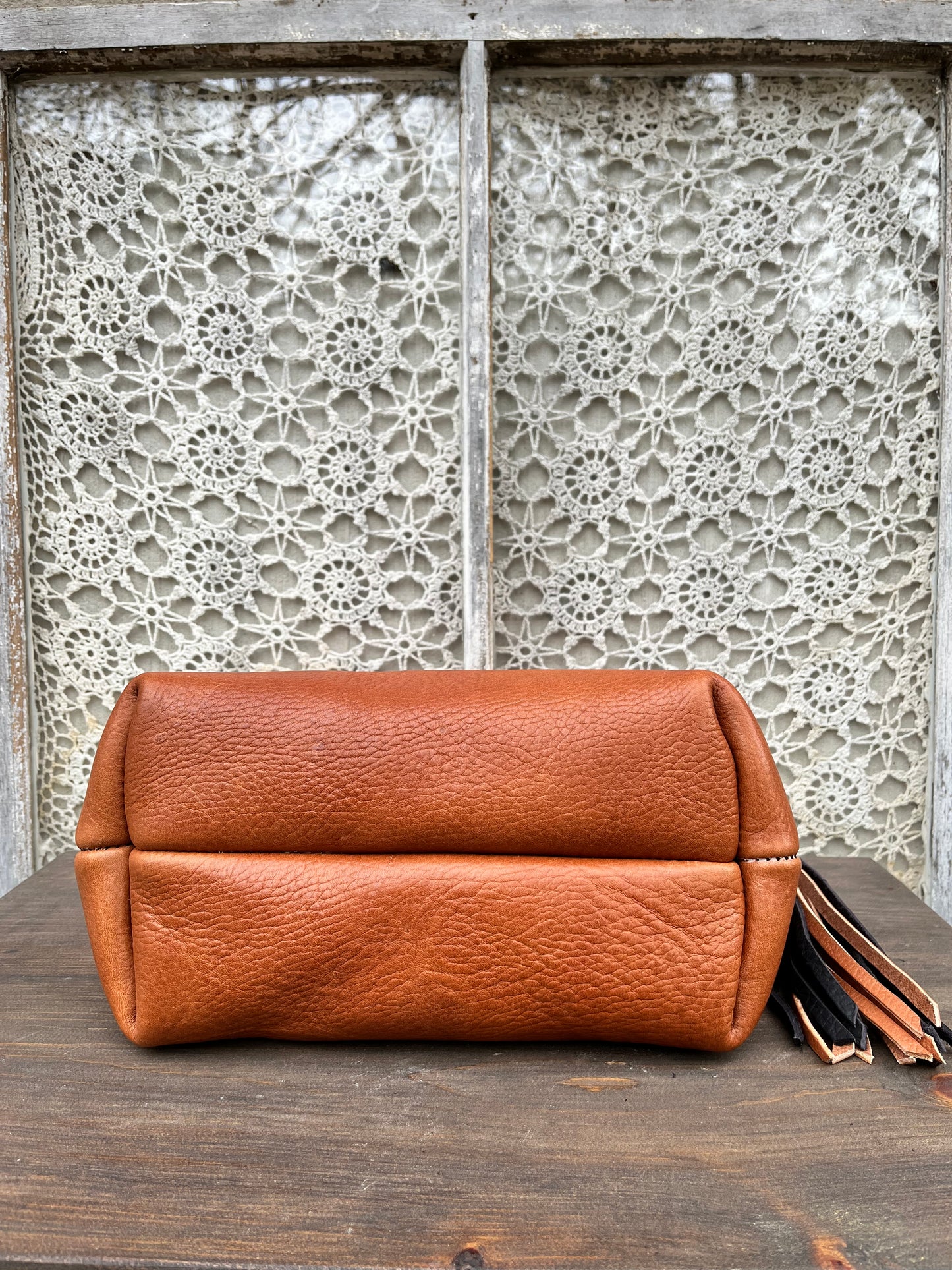 Mimi Slouch Bag in Wickett & Craig Milled Buck Brown Leather