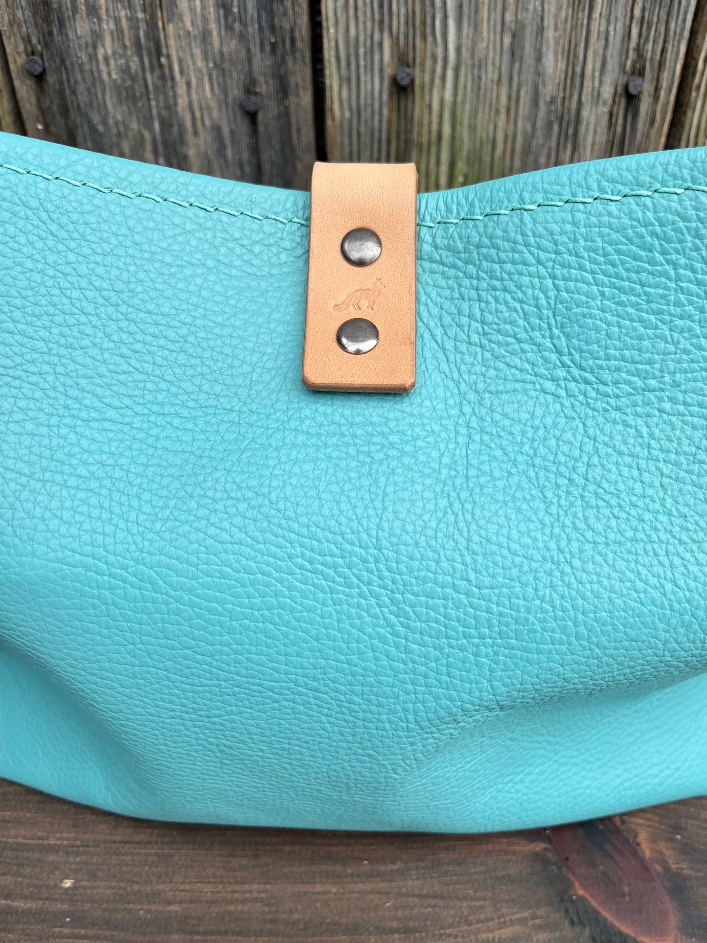 Custom Back Pocket in Tiffany Blue for Joanne