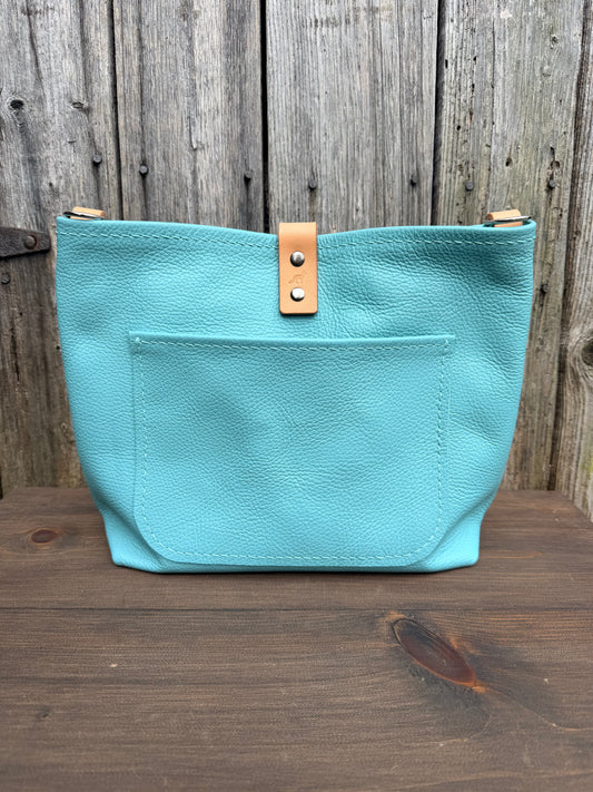 Custom Back Pocket in Tiffany Blue for Joanne