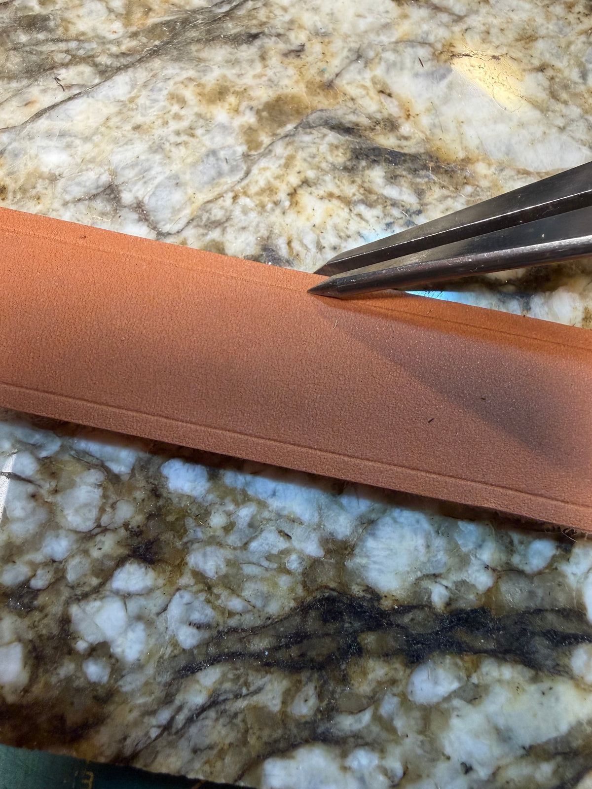 Cody Hand-Tooled Leather Shoulder Strap in Antique Brown 30” - Preorder