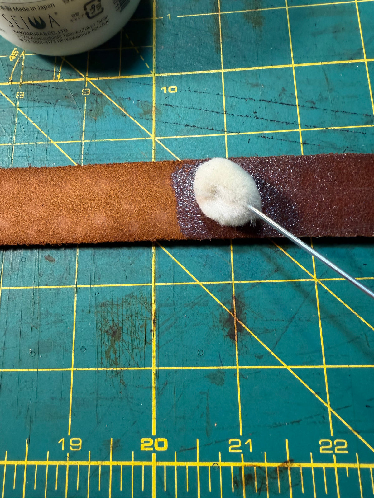 Cody Hand-Tooled Leather Shoulder Strap in Antique Brown 30” - Preorder