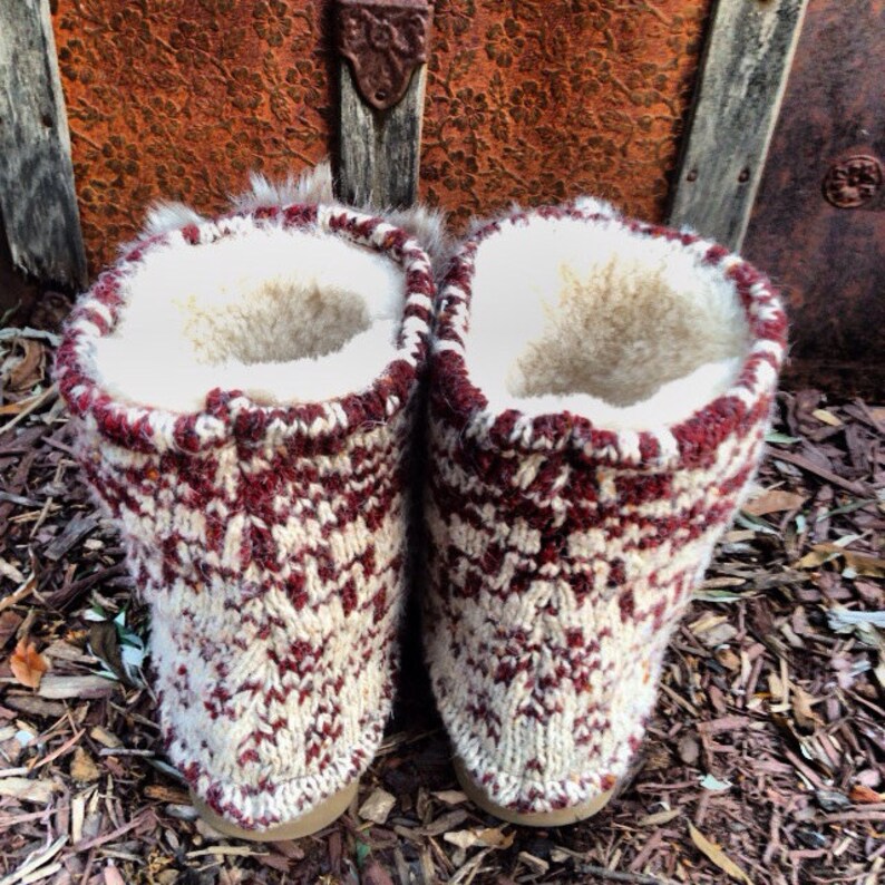 Sleigh Ride Fair Isle Boot Sweaters with Jingle Bells, Pom Pom Tassels, Boot Accessories